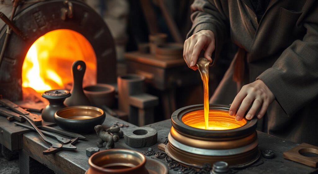 ikoku bronze casting technique