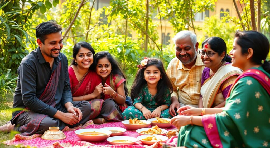 Aaradhya Bachchan with her family