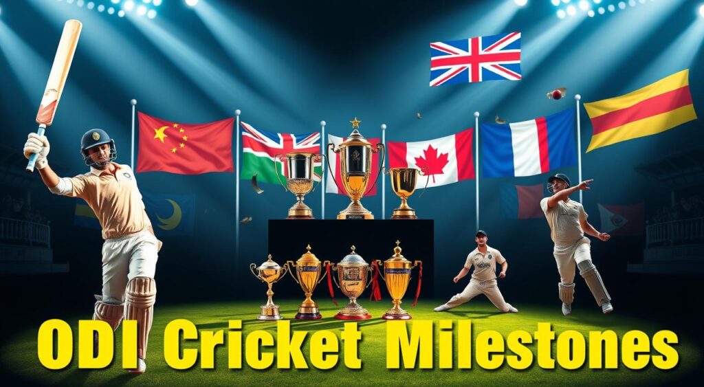 ODI cricket milestones