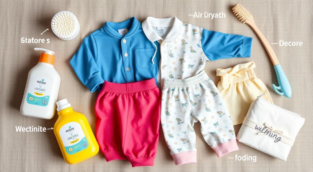 trendy baby clothes care instructions